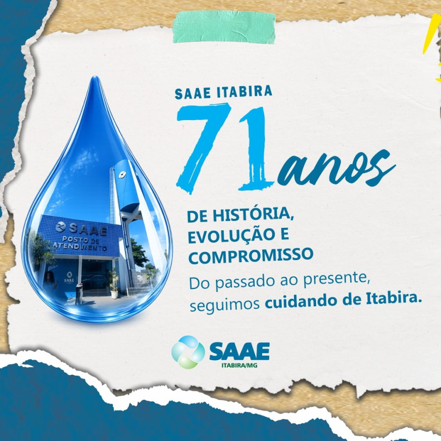 SAAE celebra 71 anos levando qualidade de vida para a população itabirana
