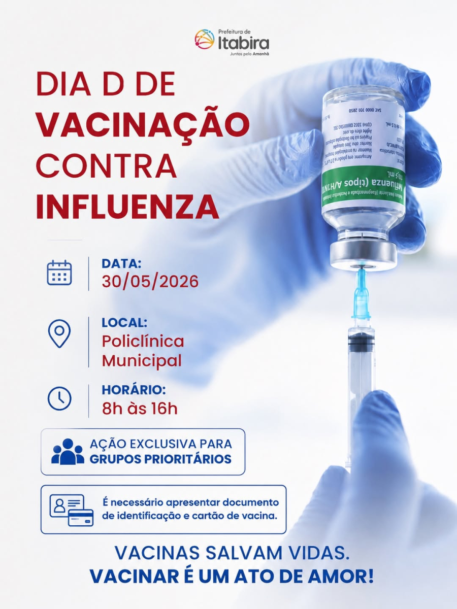 Saúde em Foco: Itabira Intensifica Vacinação Contra a Influenza com Novo 