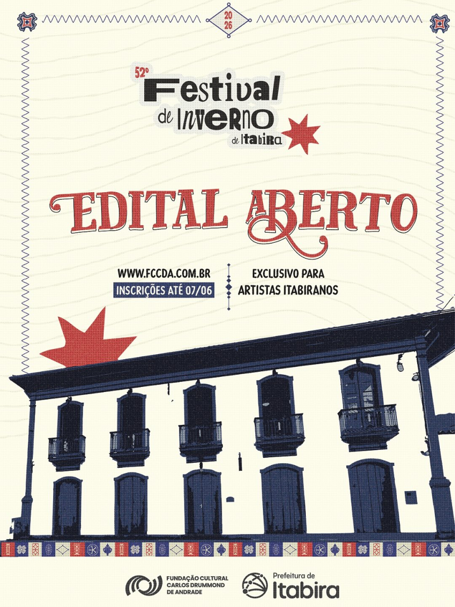 Arte, História e Identidade: Estão abertas as inscrições para o 52º Festival de Inverno de Itabira – Travessias