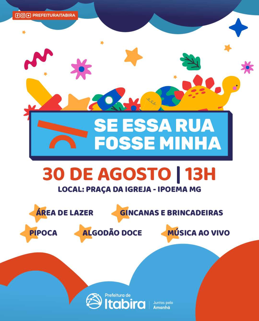 Ipoema recebe o 'Se Essa Rua Fosse Minha' com tarde de lazer, brincadeiras e futebol amador