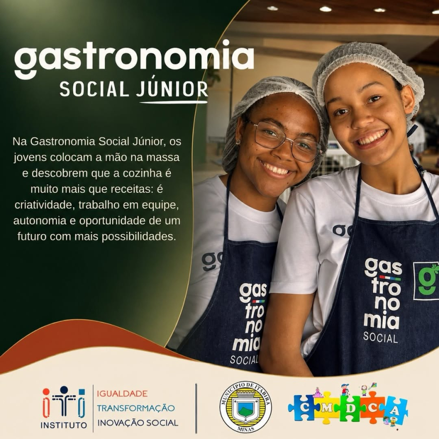 Gastronomia Social Júnior abre inscrições para nova turma do Instituto ITI